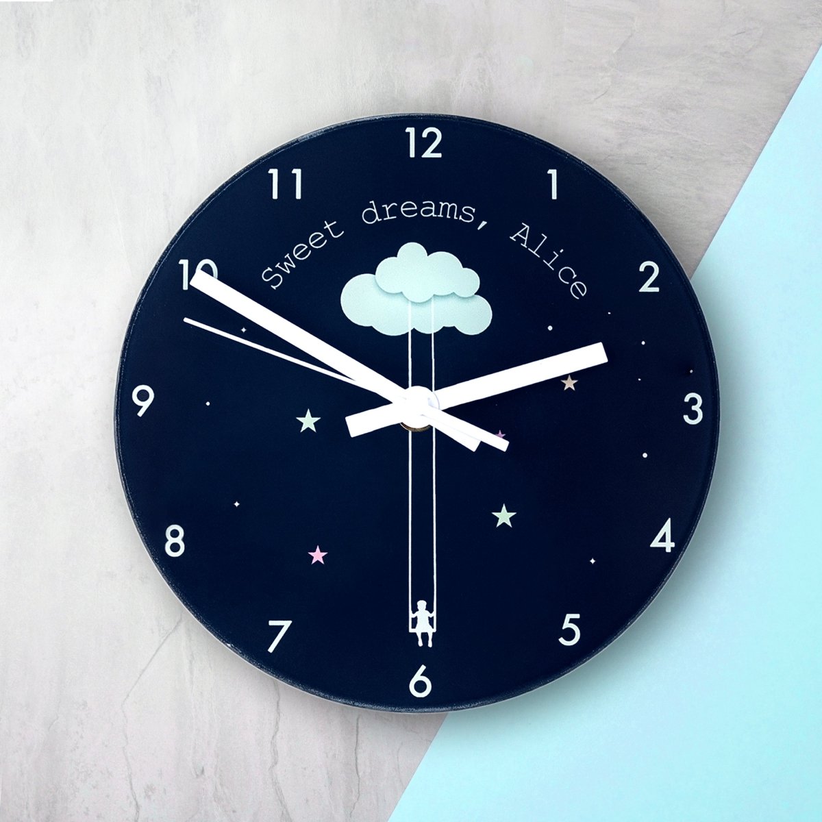 Personalised Sweet Dreams Wall Clock