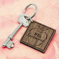 Personalised Personalised Teacher's Apple Square Keyring