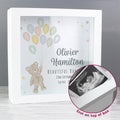 Personalised Teddy & Balloons Money Funds Savings Box