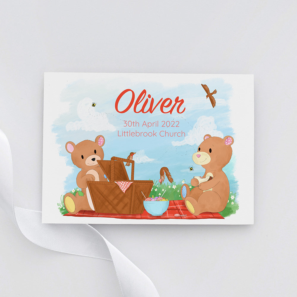 Personalised Personalised Teddy Bear Picnic Framed Print
