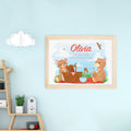 Personalised Personalised Teddy Bear Picnic Framed Print