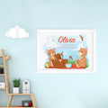 Personalised Personalised Teddy Bear Picnic Framed Print