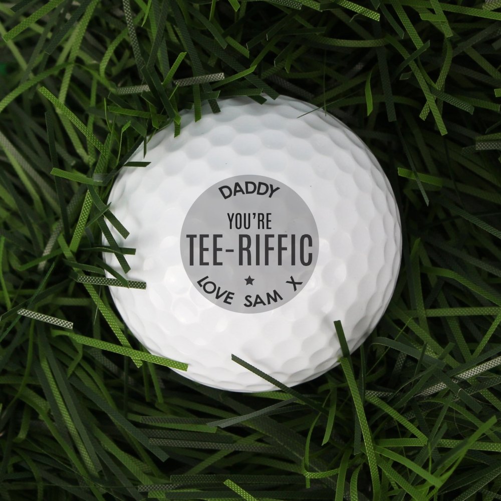 Personalised Tee-Riffic Golf Ball