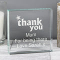 Personalised Thank You Large Crystal Token