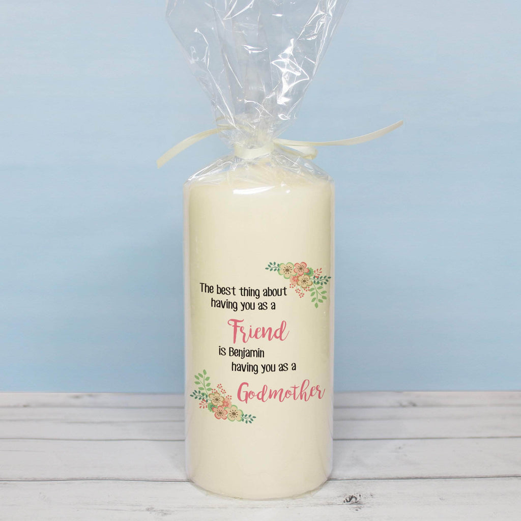Personalised The Best Thing Pillar Candle
