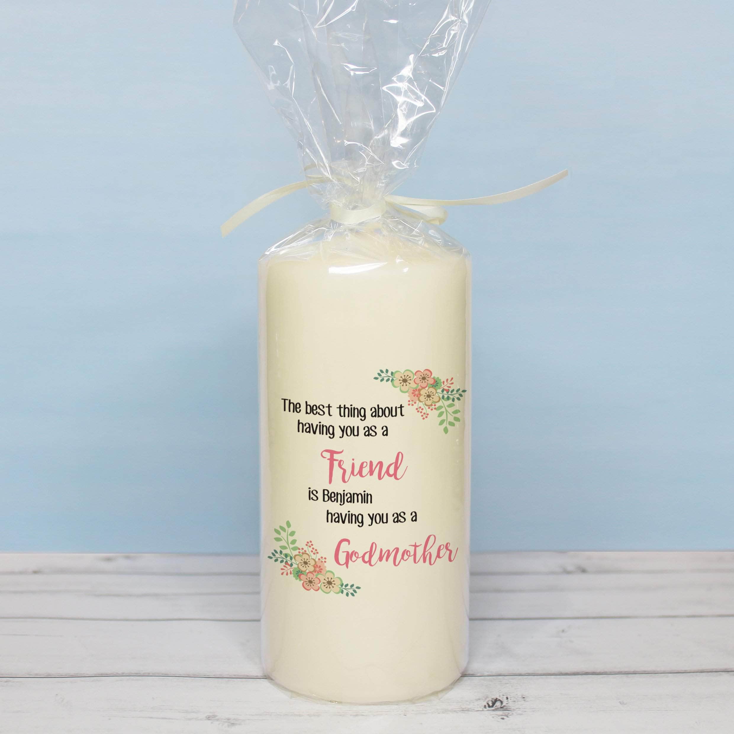 Personalised The Best Thing Pillar Candle