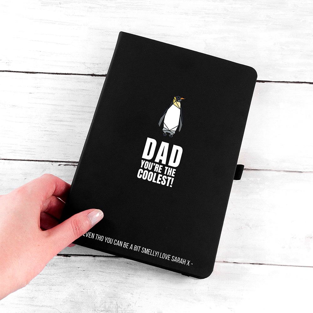Personalised Personalised The Coolest Dad A5 Notebook