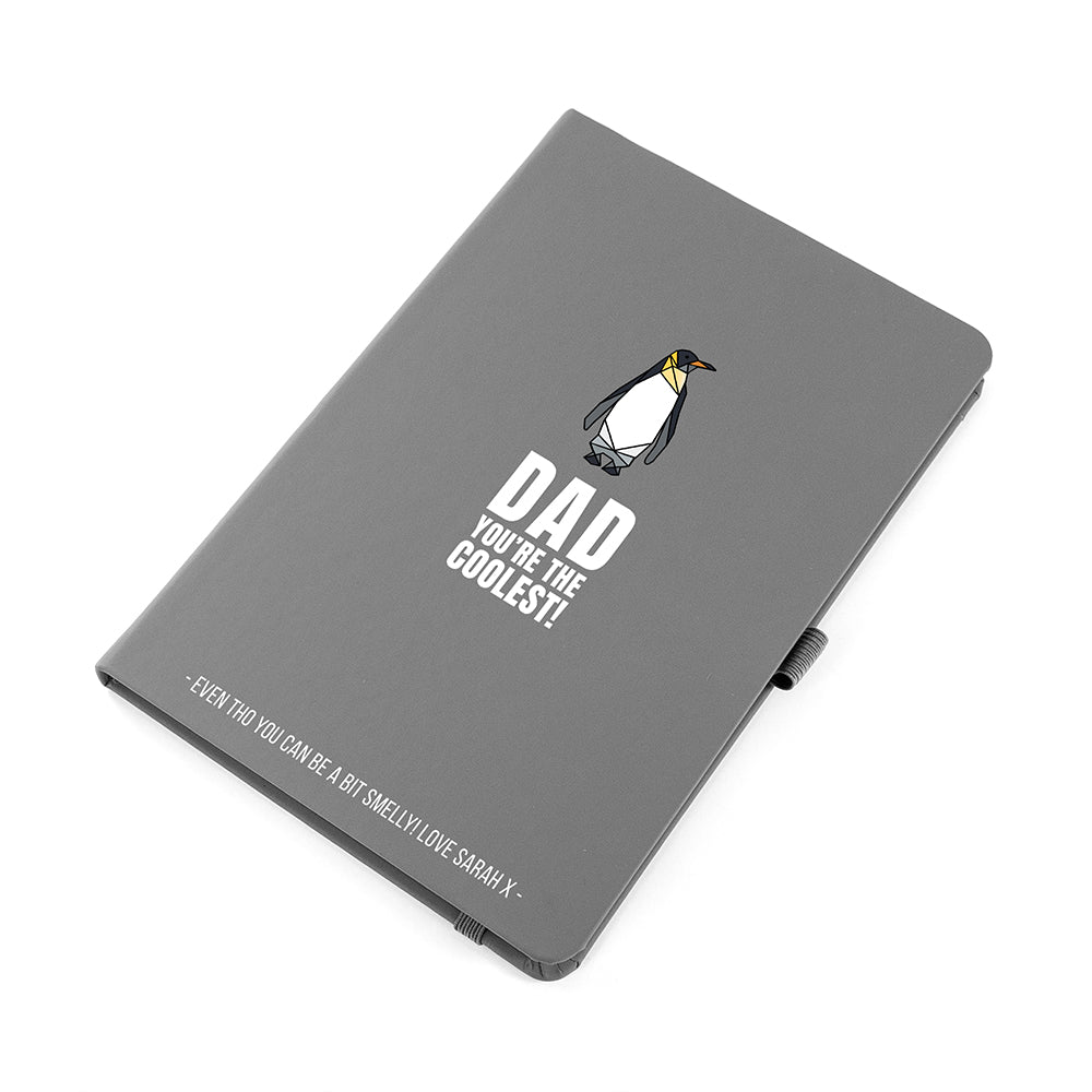 Personalised Personalised The Coolest Dad A5 Notebook