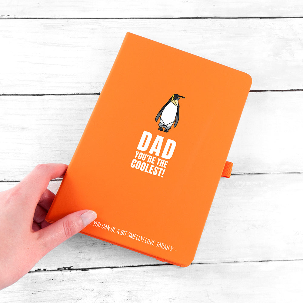 Personalised Personalised The Coolest Dad A5 Notebook