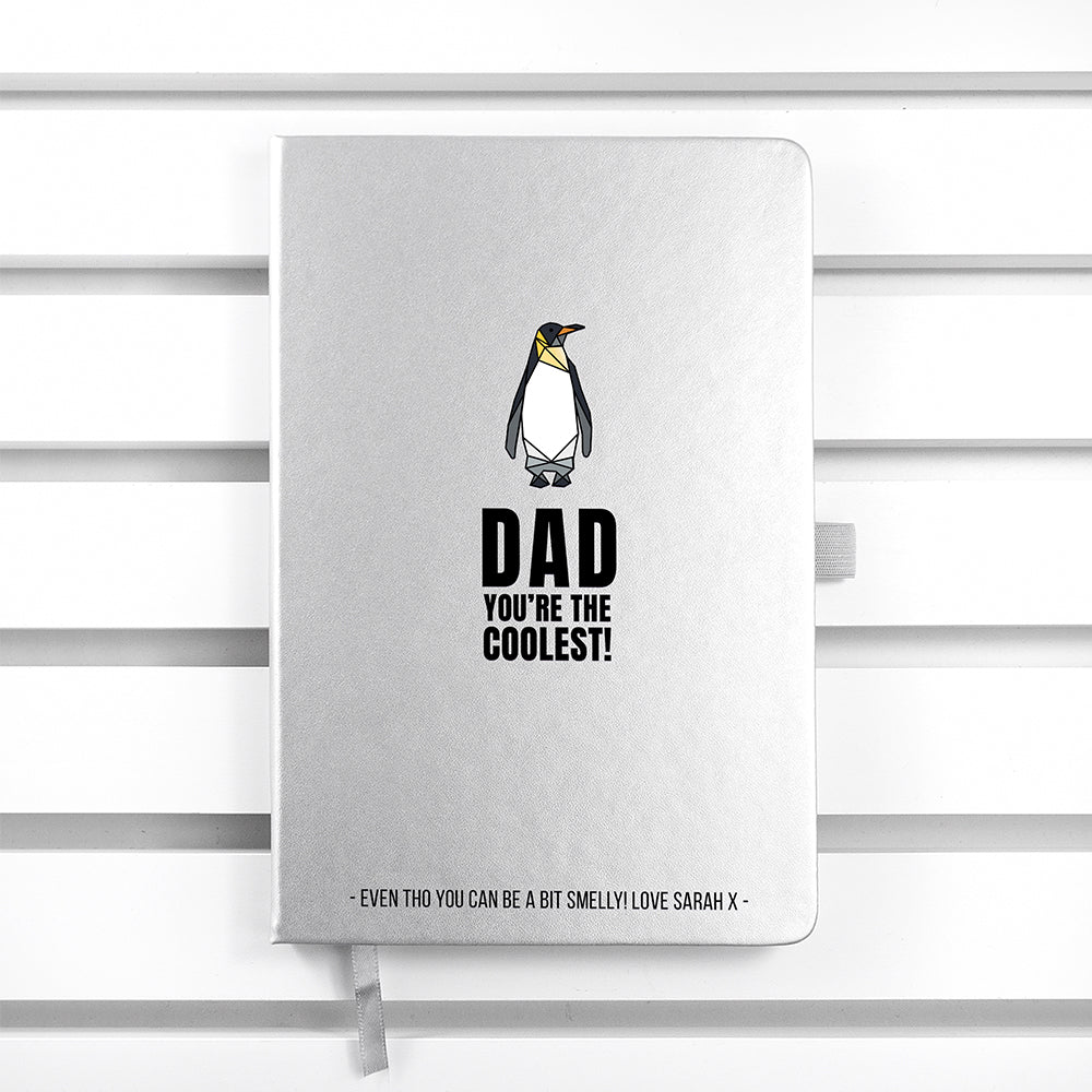 Personalised Personalised The Coolest Dad A5 Notebook