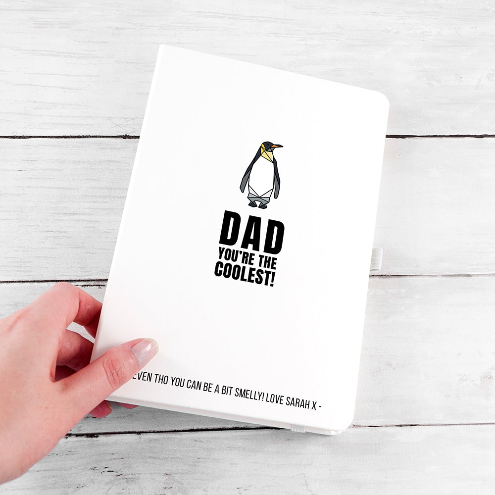 Personalised Personalised The Coolest Dad A5 Notebook
