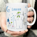Personalised The Snowman And The Snowdog Mug