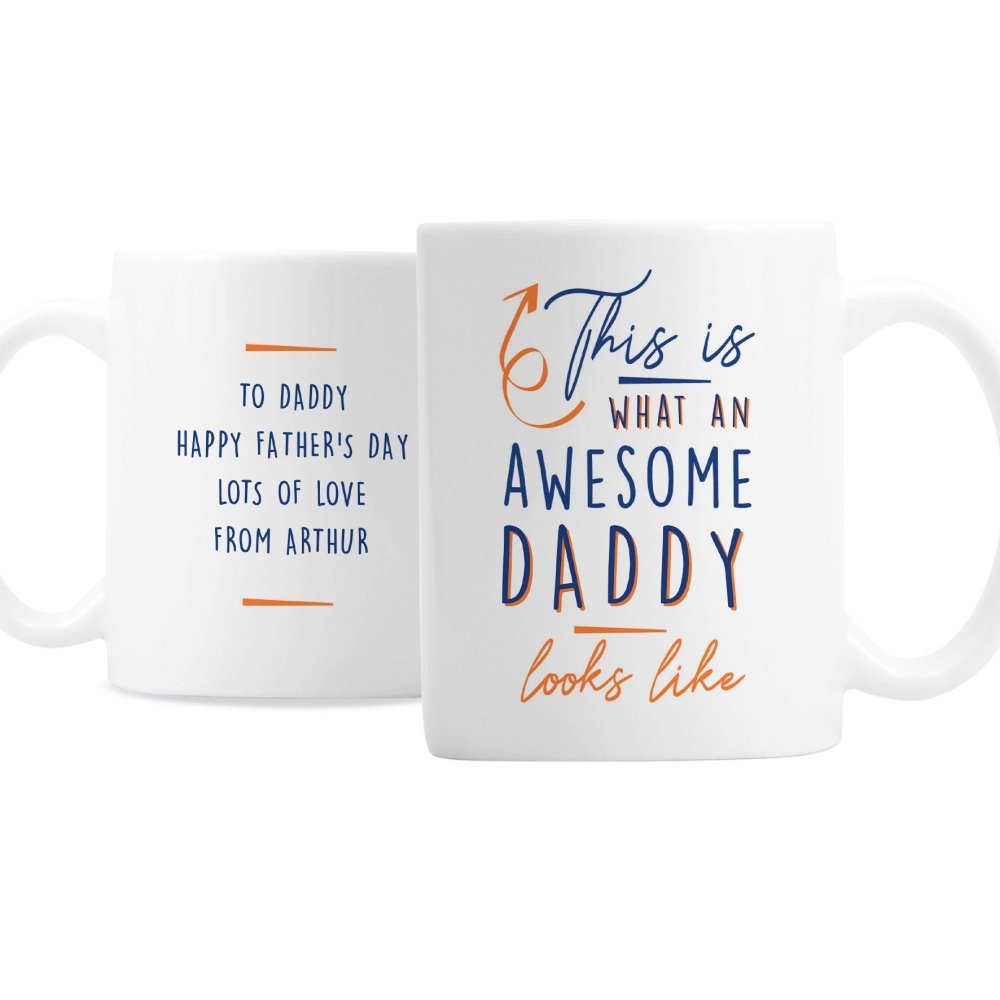 Personalised This Is What Awesome Looks Like Mug