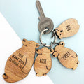 Personalised Personalised This Mama Bear Belongs To Keyring Set