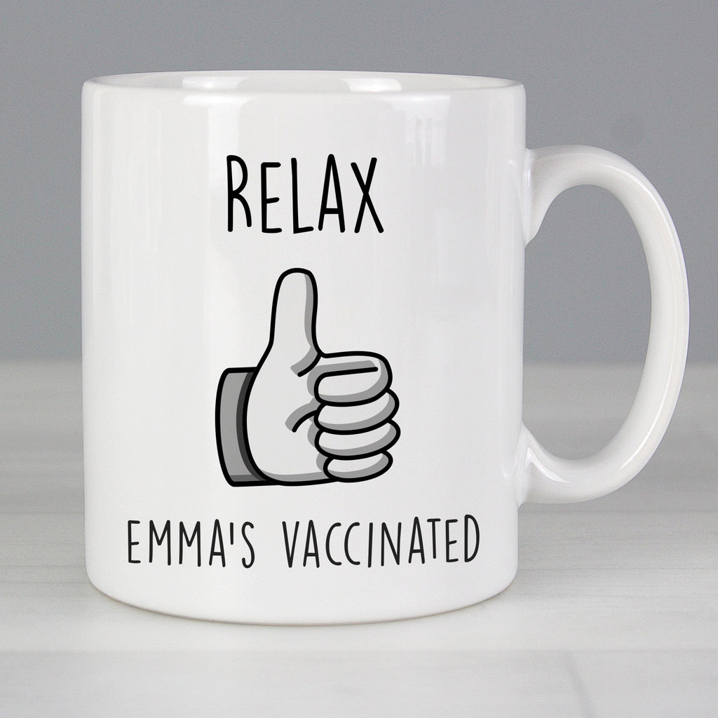 Personalised Thumbs Up Mug