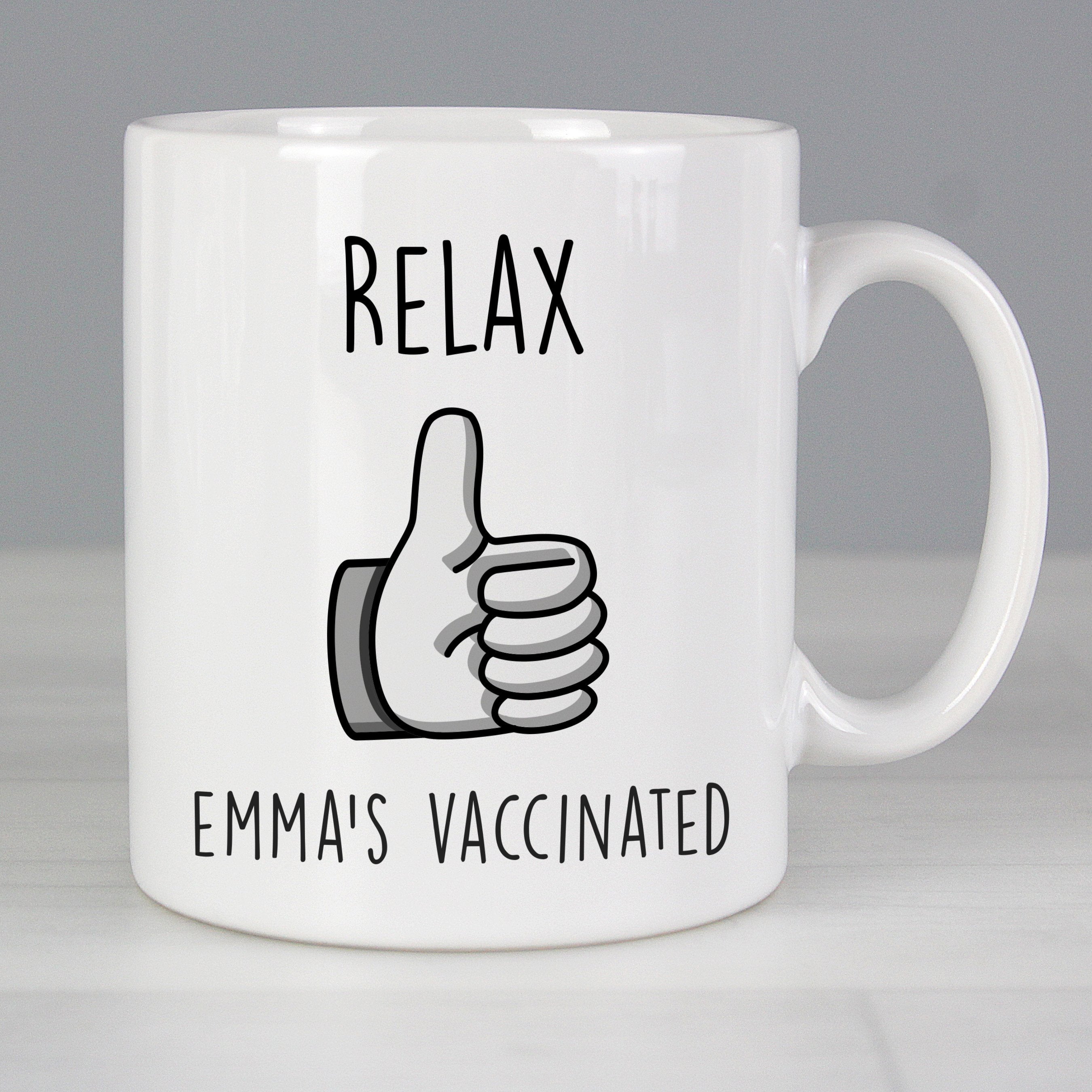 Personalised Thumbs Up Mug