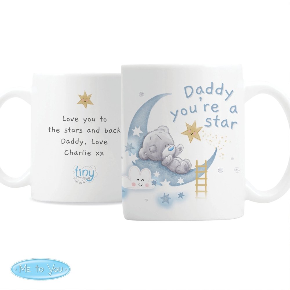 Personalised Tiny Tatty Teddy Daddy Youre A Star Mug