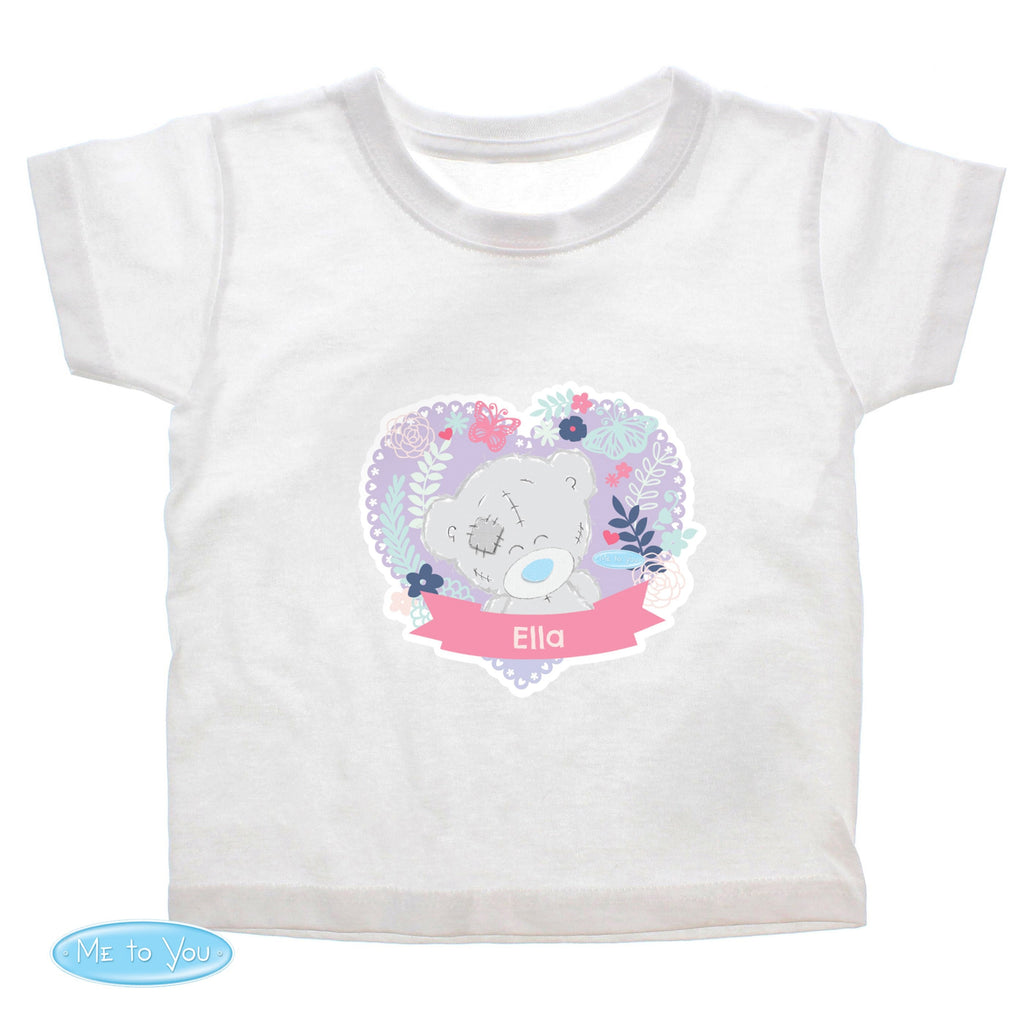 Personalised Tiny Tatty Teddy Girl's T-Shirt 3-4 Years