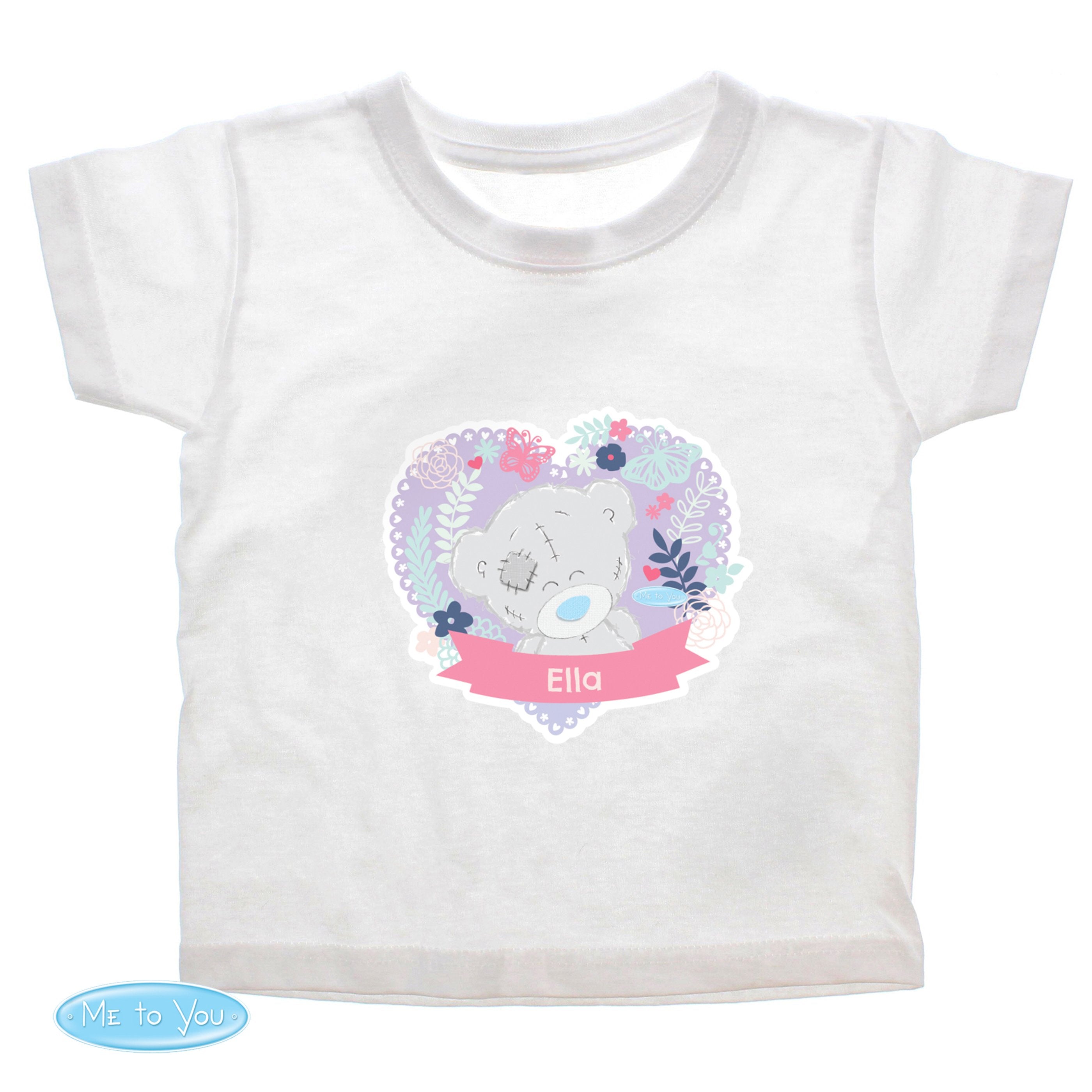 Personalised Tiny Tatty Teddy Girl's T-Shirt 3-4 Years