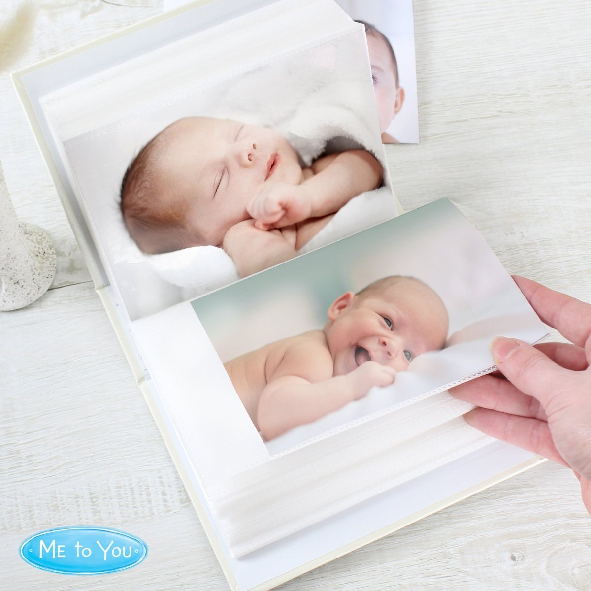 Personalised Tiny Tatty Teddy Pink 6x4 Inch Photo Album With Sleeves