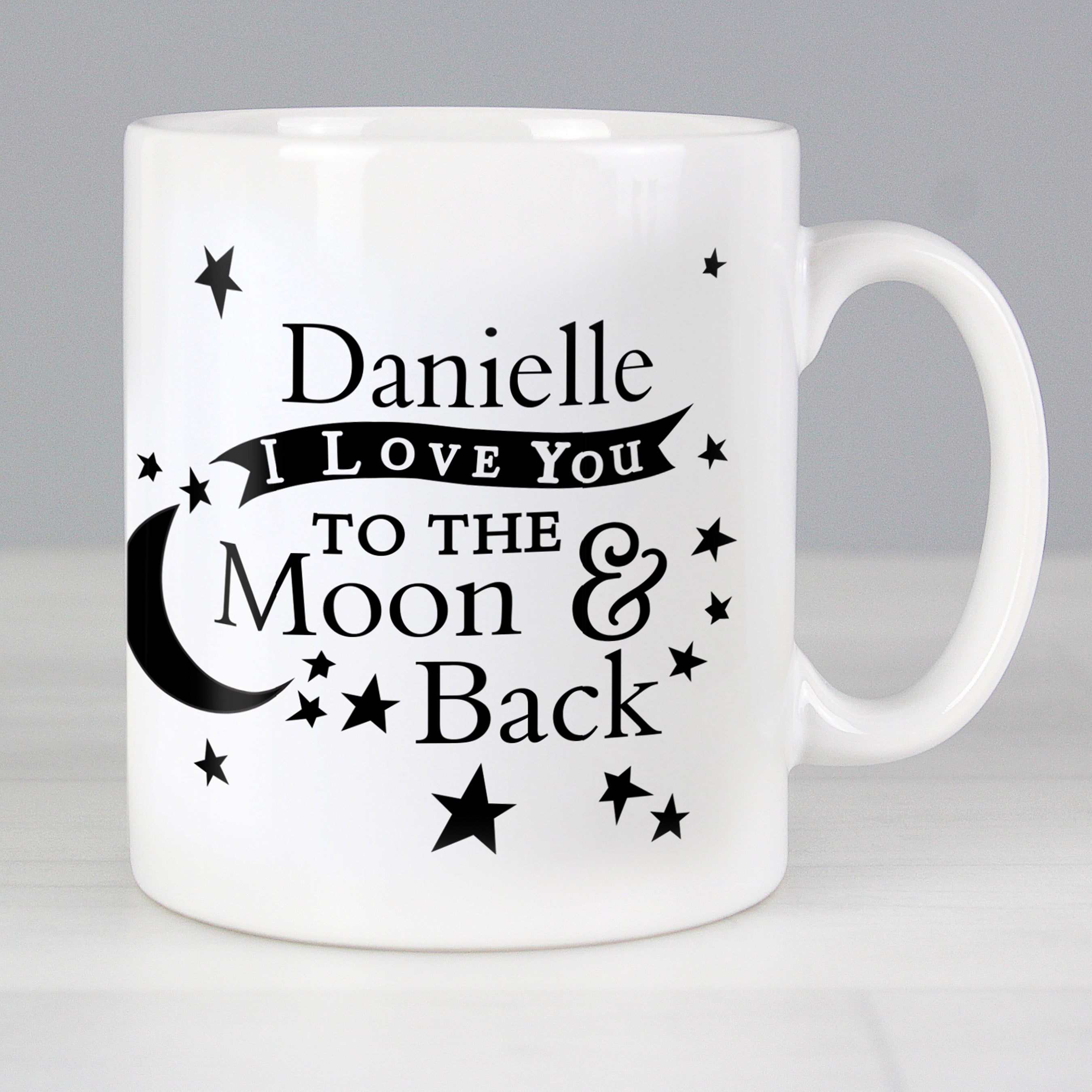 Personalised To The Moon And Back Mug