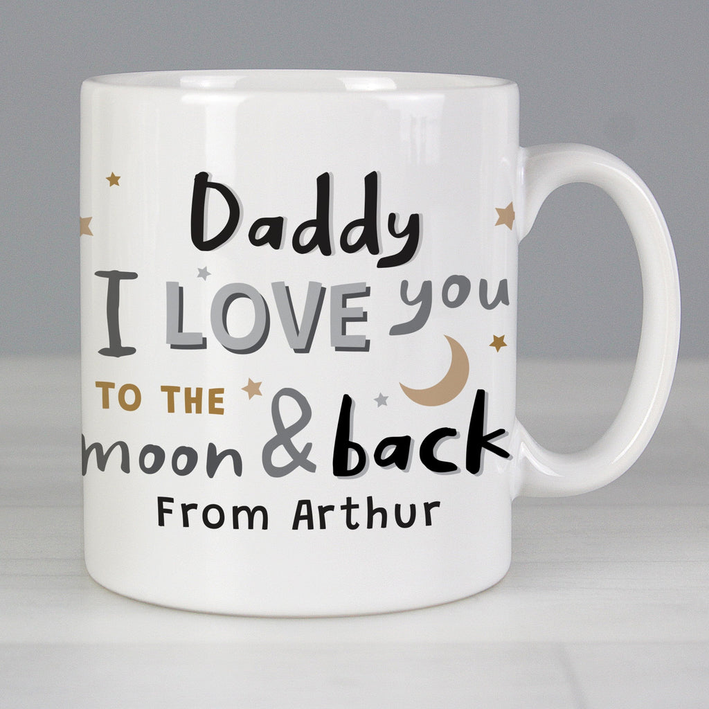 Personalised To The Moon And Back Mug