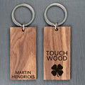 Personalised Personalised Touch Wood Keyring