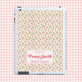 Personalised Traditional Flower Print Tablet And Ipad Case