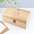 Personalised Travel Memories Keepsake Chest