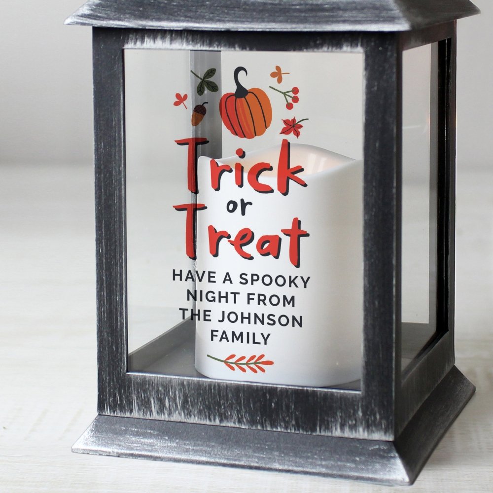 Personalised Trick Or Treat Lantern