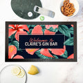 Personalised Tropical Bar Mat