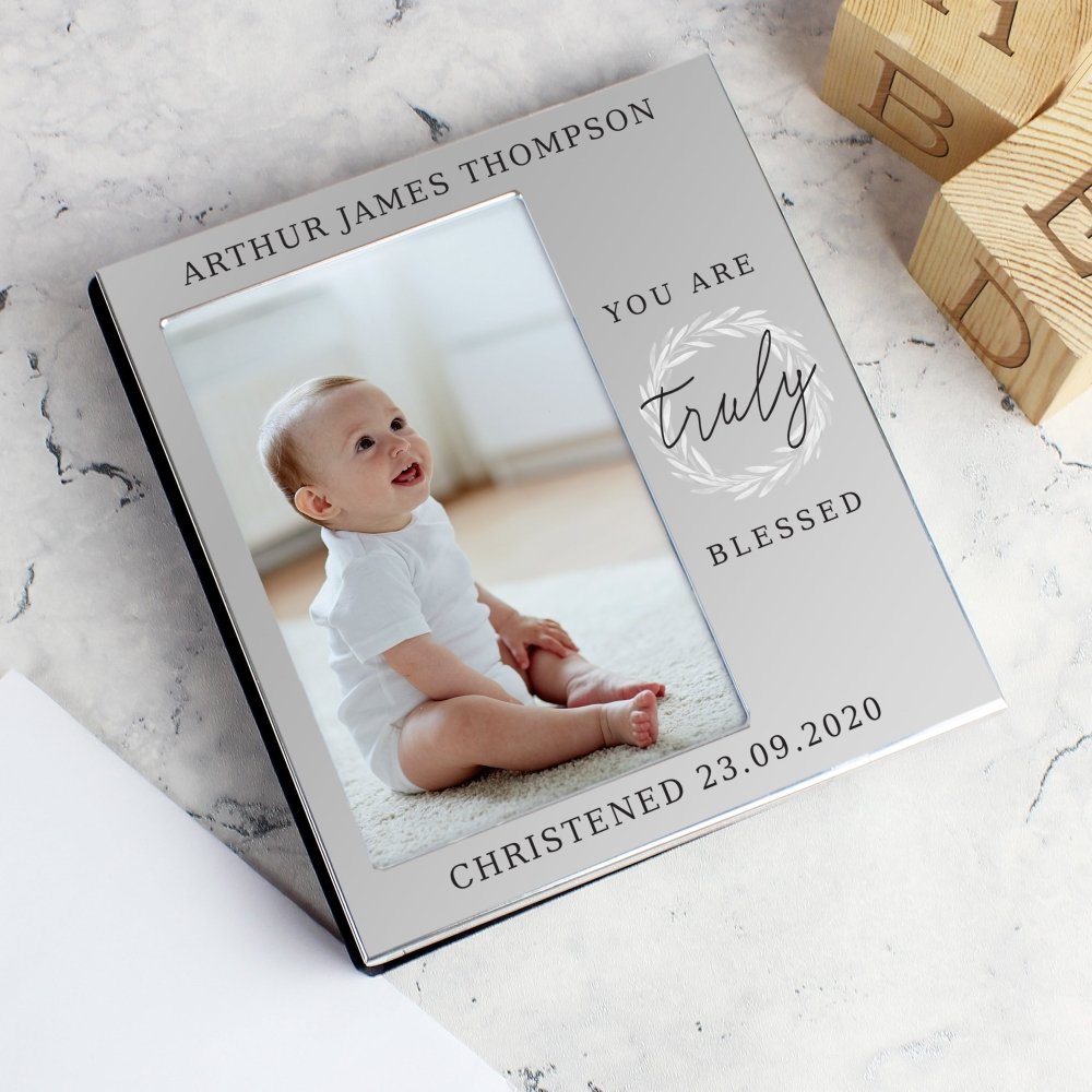 Personalised Truly Blessed 6x4 Inch Photo Frame Album