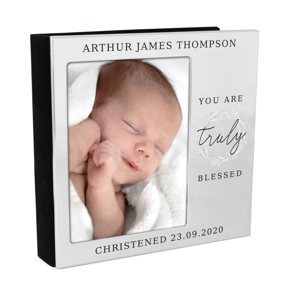 Personalised Truly Blessed 6x4 Inch Photo Frame Album