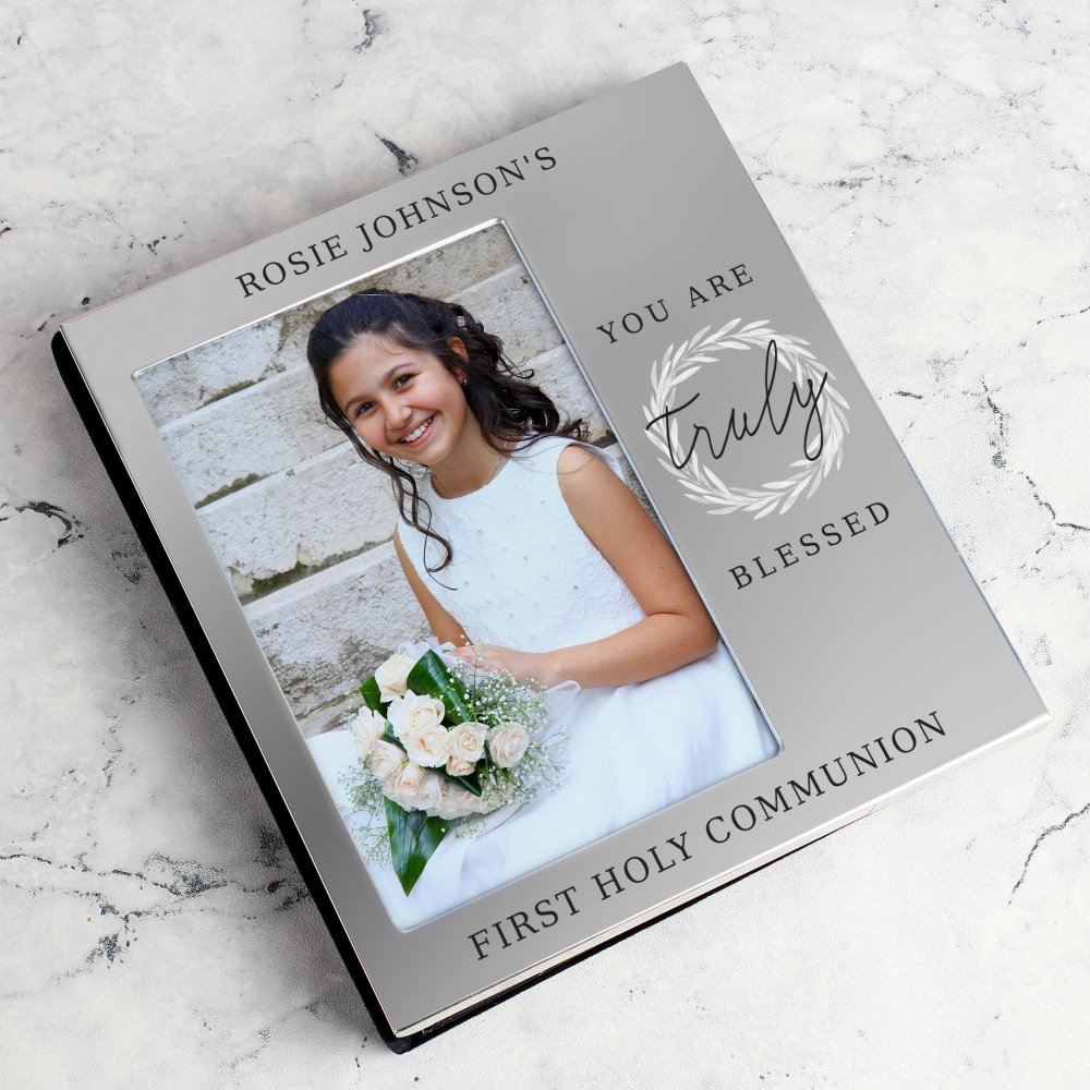 Personalised Truly Blessed 6x4 Inch Photo Frame Album