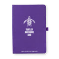 Personalised Personalised Turtley Awesome Dad  A5 Notebook