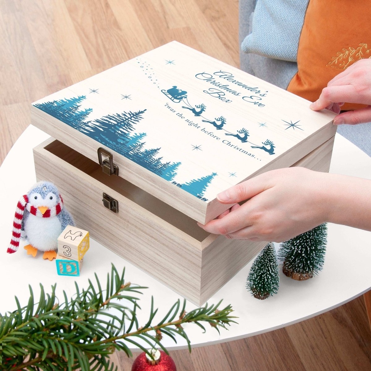 Personalised T'was The Night Before Christmas Box