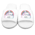 Personalised Unicorn Velour Slippers
