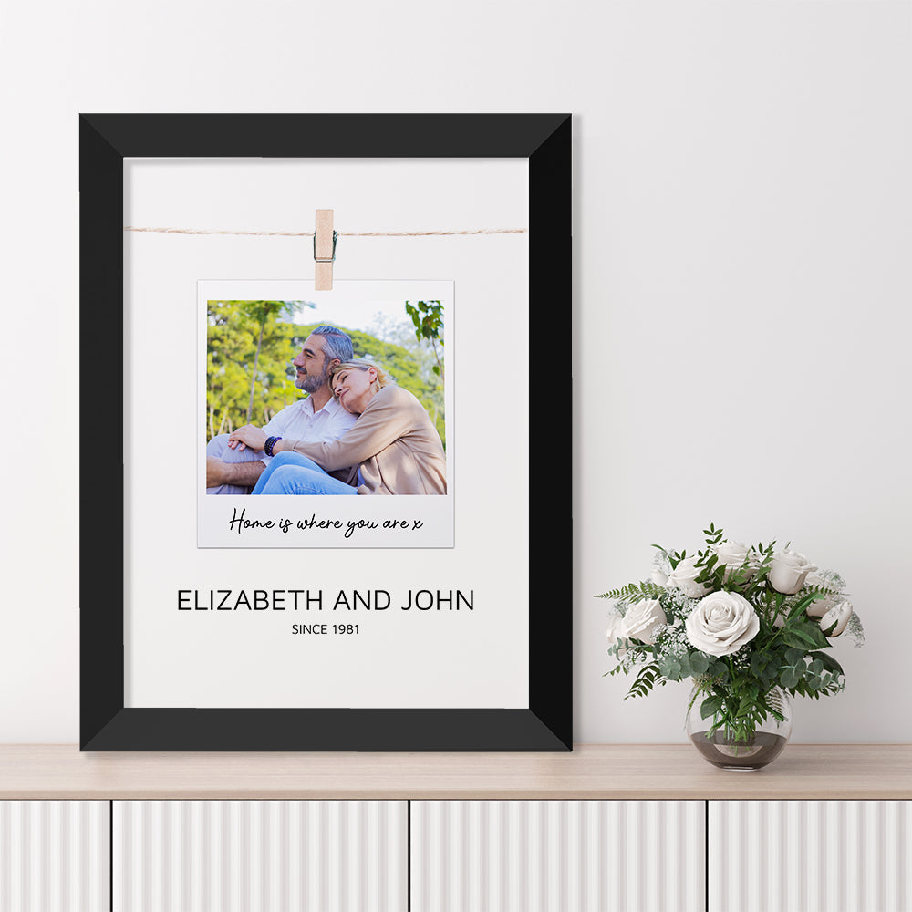 Personalised Personalised Valentine's Polaroid Print