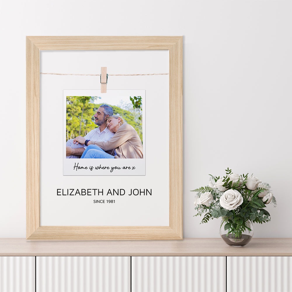 Personalised Personalised Valentine's Polaroid Print