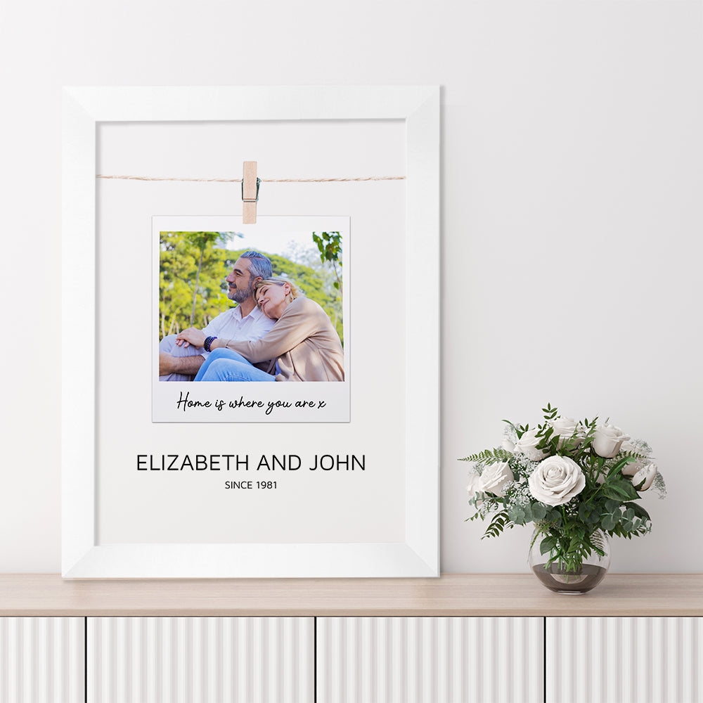 Personalised Personalised Valentine's Polaroid Print