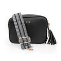 Personalised Personalised Vegan Leather Crossbody Bag in Black