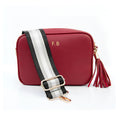 Personalised Personalised Vegan Leather Crossbody Bag in Red