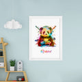 Personalised Personalised Watercolour Panda Gaming Print