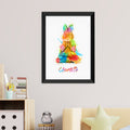 Personalised Personalised Watercolour Rabbit Meditation Print
