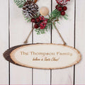 Personalised We Believe Christmas Wooden Sign