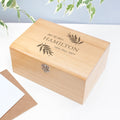 Personalised Personalised Wedding Date Keepsake Chest