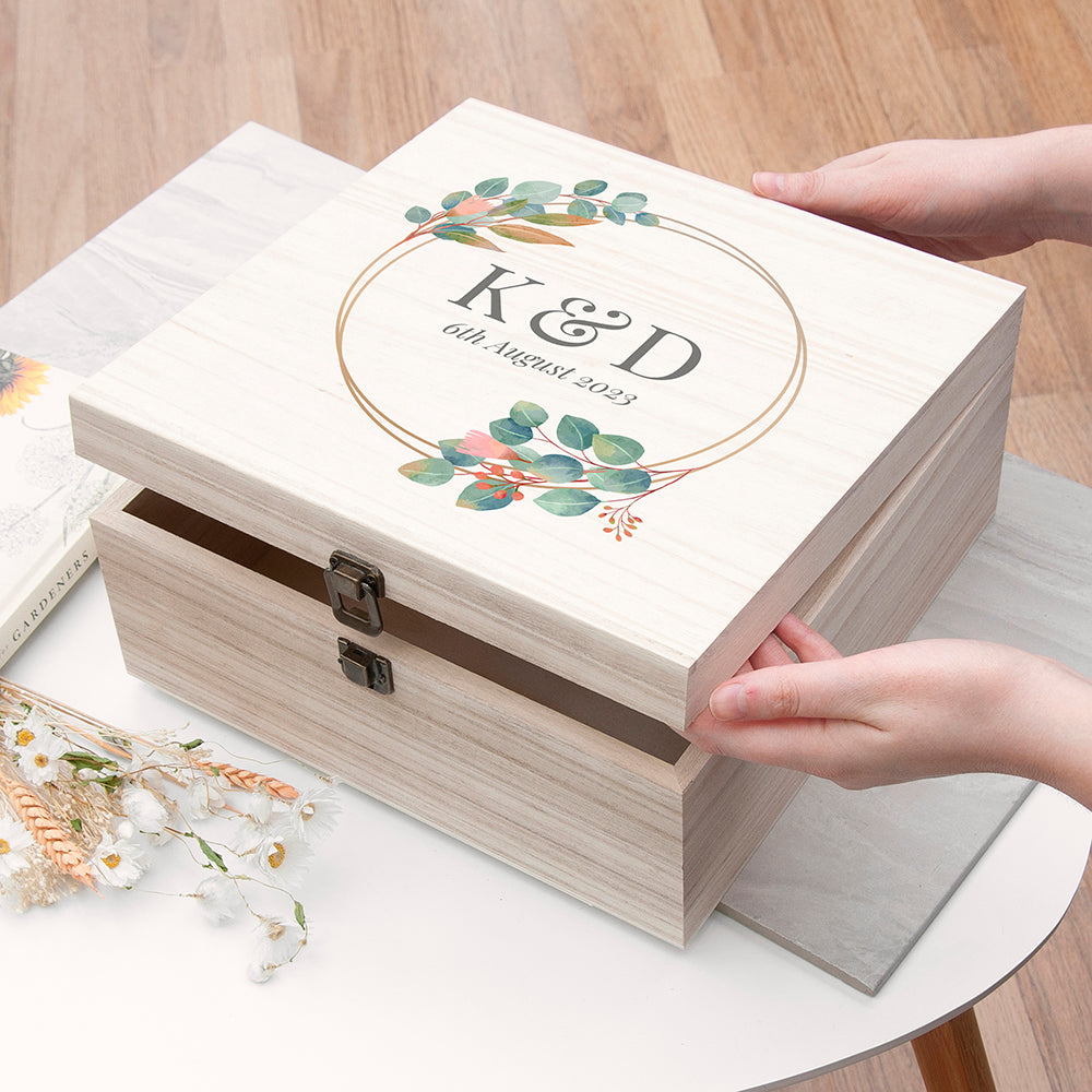 Personalised Personalised Wedding Date Memory Box