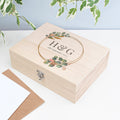 Personalised Personalised Wedding Date Memory Box