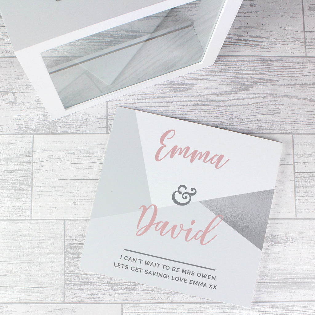 Personalised Wedding Fund And Keepsake Box