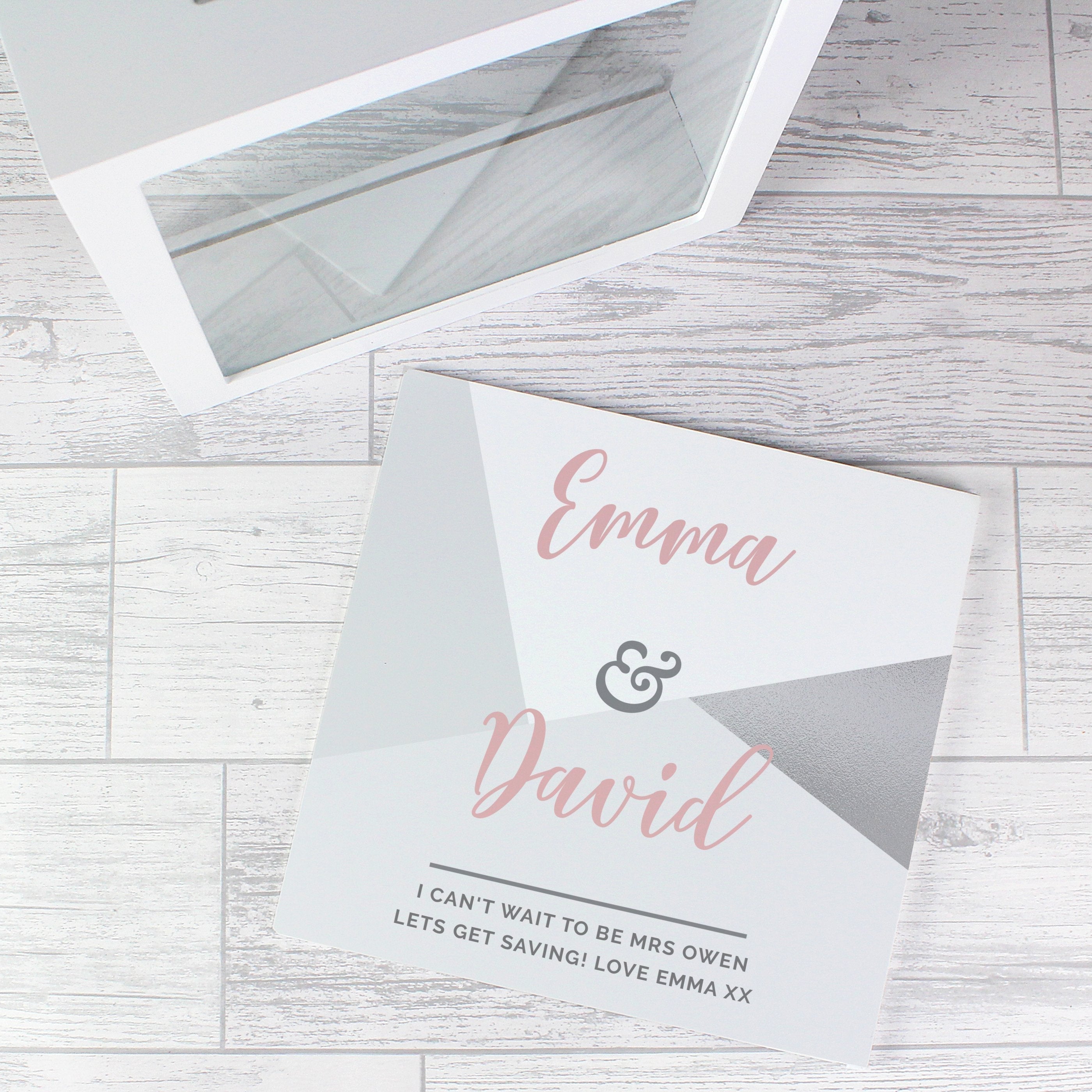 Personalised Wedding Fund And Keepsake Box